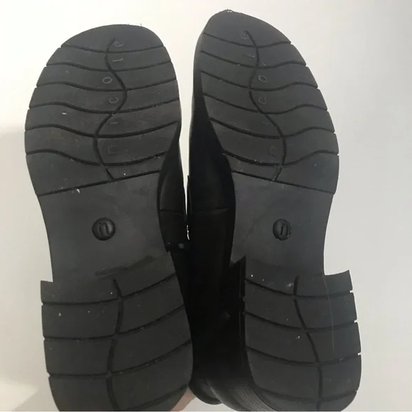 Nicole Black Leather Lace Up Combat Boots “Billie” - Picture 4 of 8